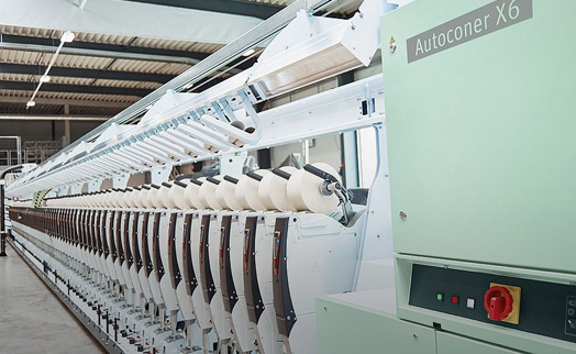 2012年纺纱厂投入运营，立达自动转杯设备R60系列， 是立达在中国区的样版工厂